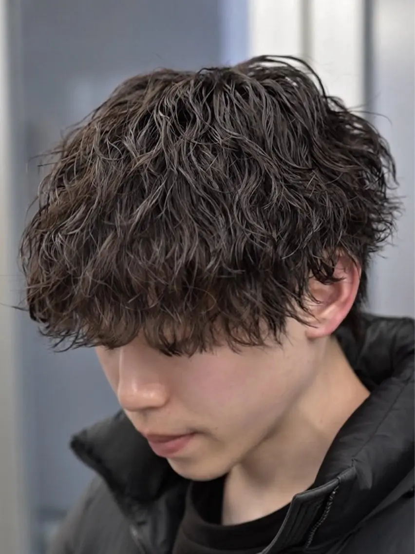 パーマ メンズ メンズパーマ カット パーマ トリートメント 🔱OVARL🔱 メンズパーマ/たいがのヘアスタイル