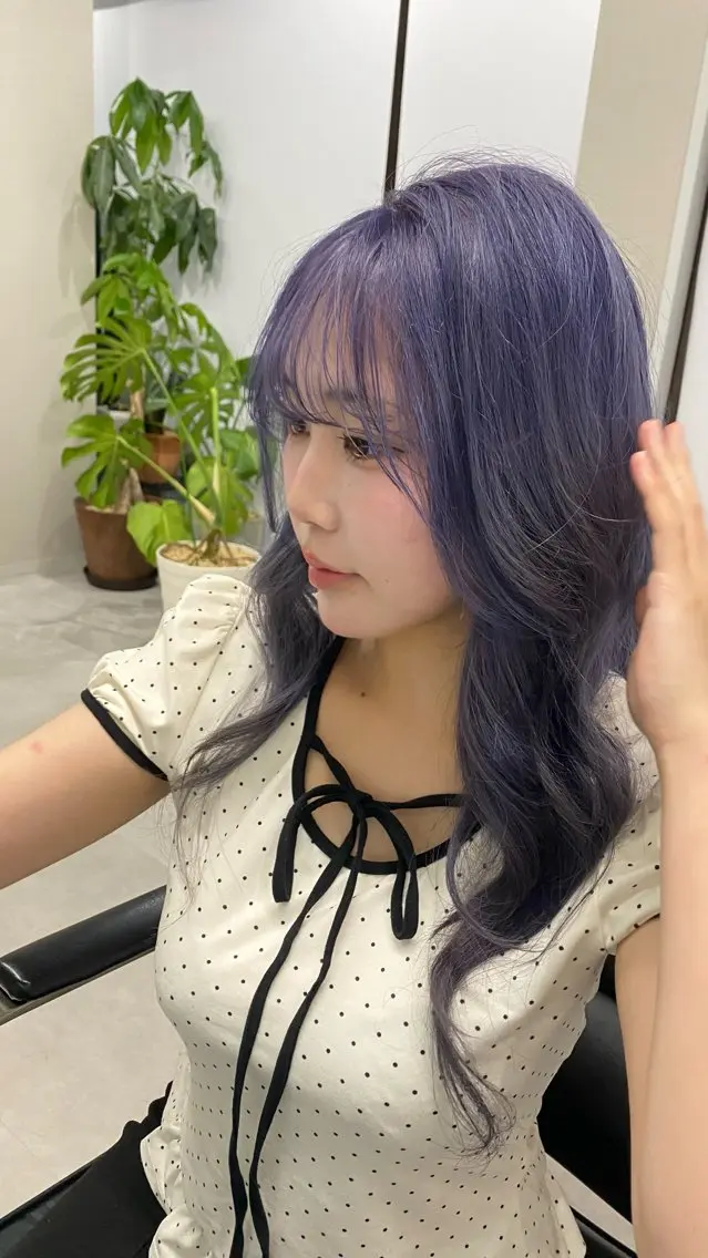 カラー ヘアカラー 齋藤 茉紘のヘアスタイル