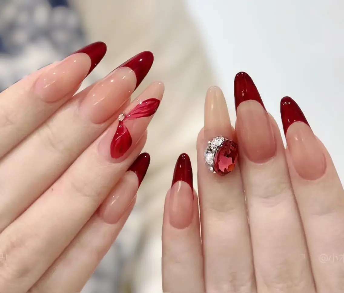 ネイル アートネイル チークネイル フレンチネイル ジェルネイル グリーン YK Beauty Salonのマツエク・マツパデザイン