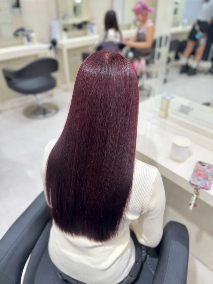 ロング カラー ヘアカラー 🤍韓国大人っぽ ベージュMAI🤍のヘアスタイル