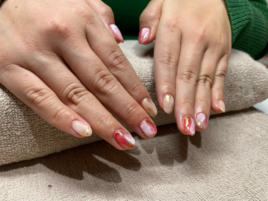 ネイル アートネイル フットネイル グラデーション ラメ(グリッター) ラメグラデーション nail今村 澪奈のネイルデザイン