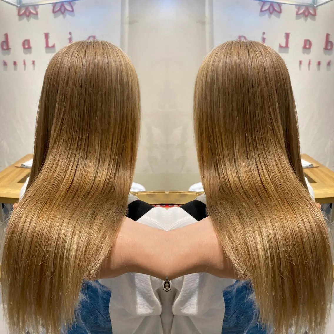 今だけマイクロバブル付❤️カット+カラー+縮毛矯正🔥の写真