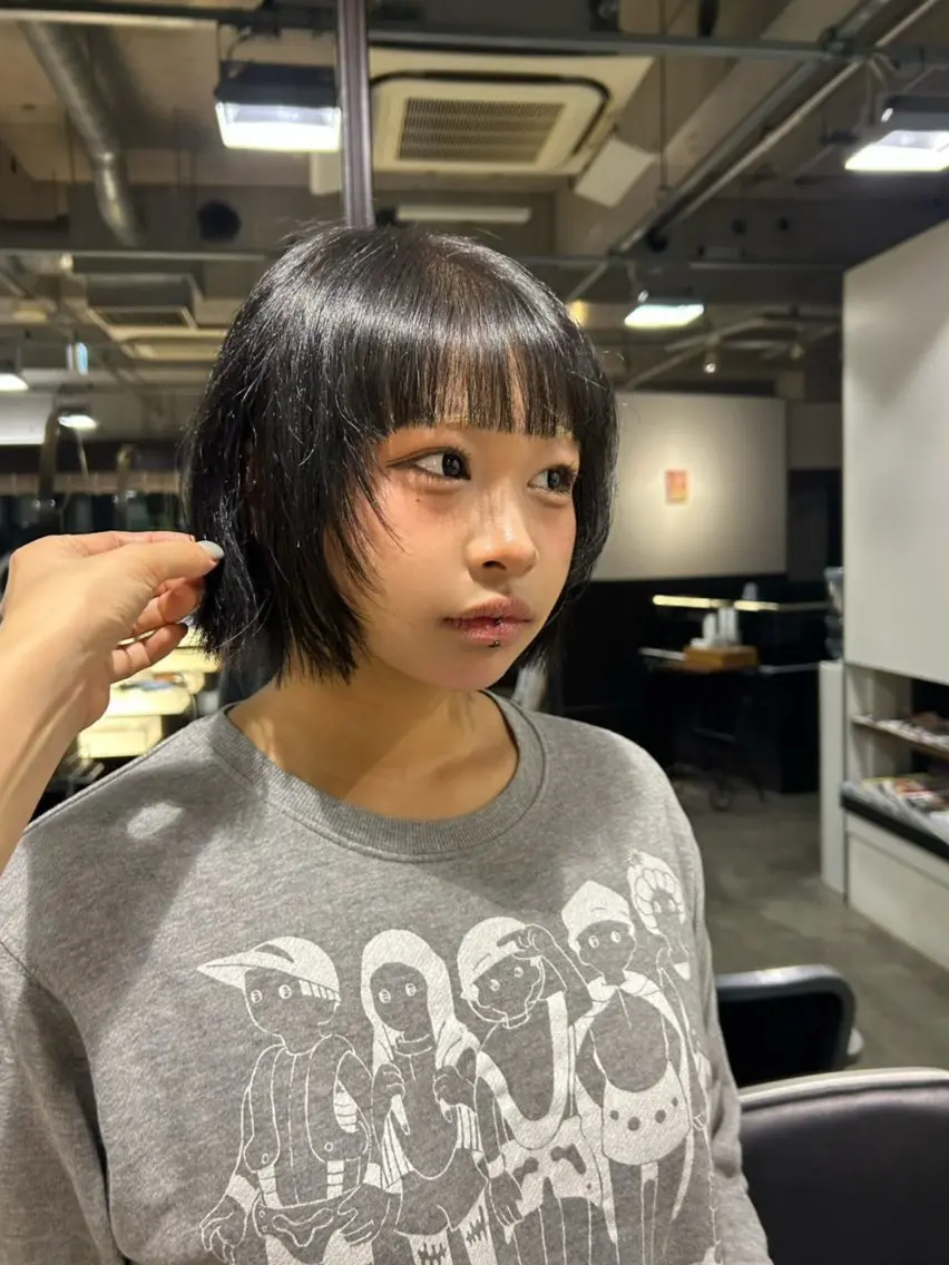 ショート レイヤー✨パーマ 🌙 nanacoのヘアスタイル