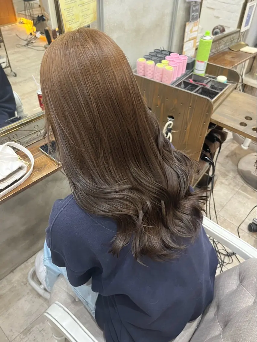 ロング カラー ヘアカラー トリートメント モデル様募集中/ 吉祥寺/ほえみのヘアスタイル