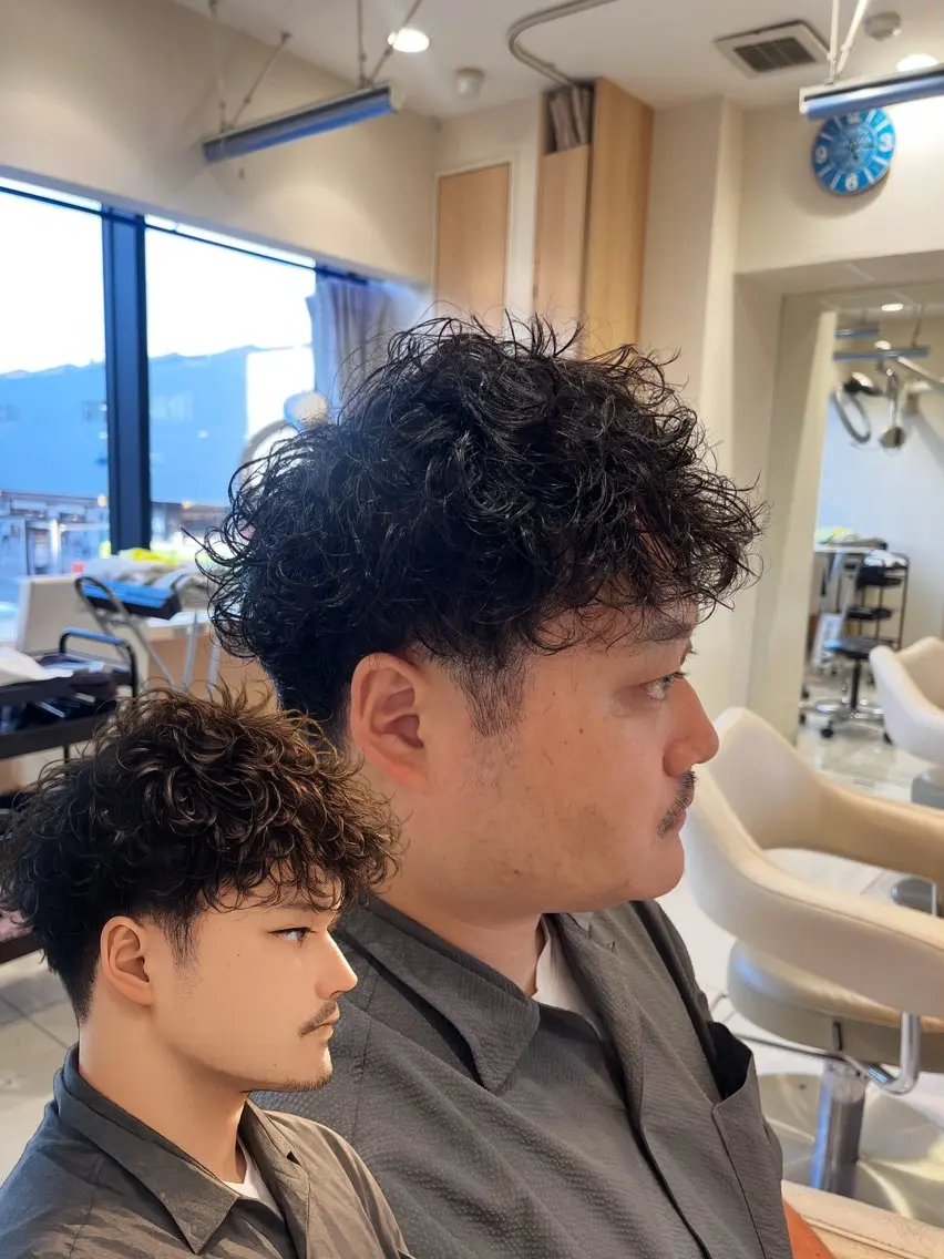 パーマ メンズ カット パーマ メンズパーマ特化型 美容師/荒井海音のヘアスタイル