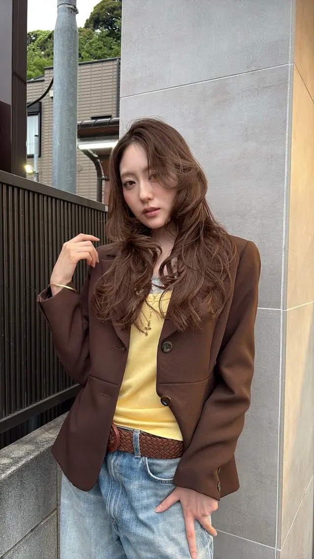 ロング カラー ヘアカラー hana/海外風ヘア /レイヤーカット🪐のヘアスタイル