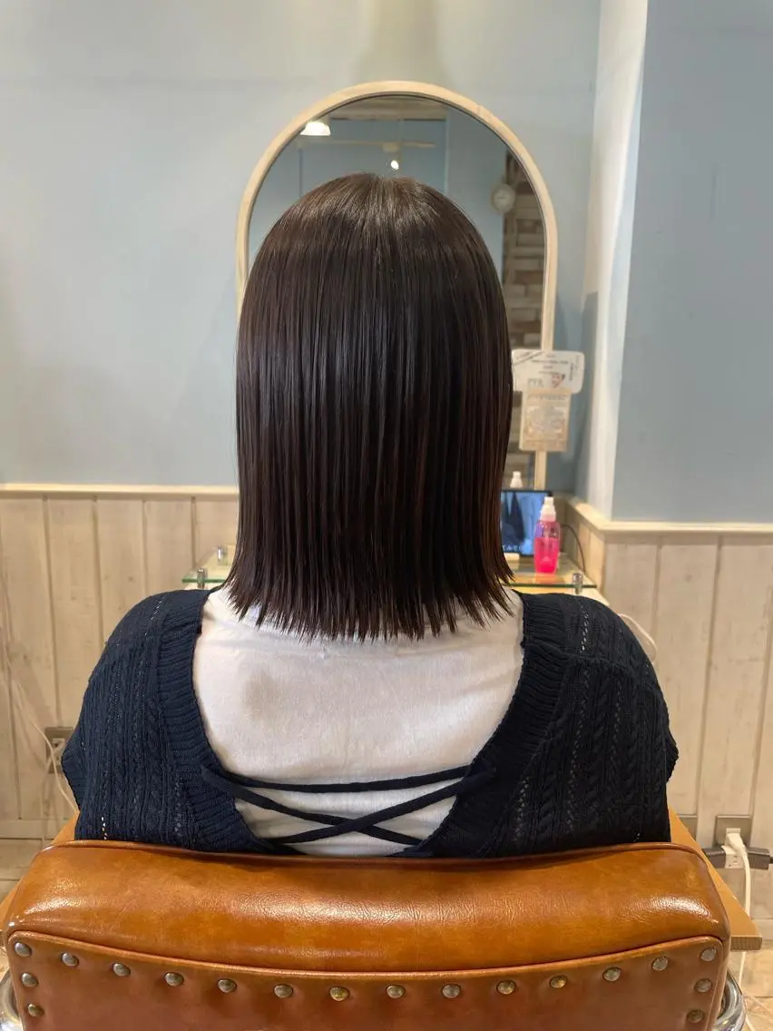 ☆広がりとうねりが気になる方に☆           【特別価格】カット＋縮毛矯正or髪質改善の写真