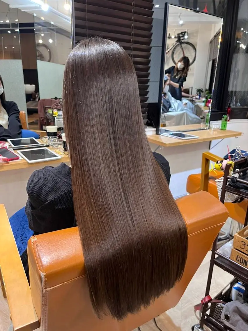 ロング 美髪矯正 selyaのヘアスタイル