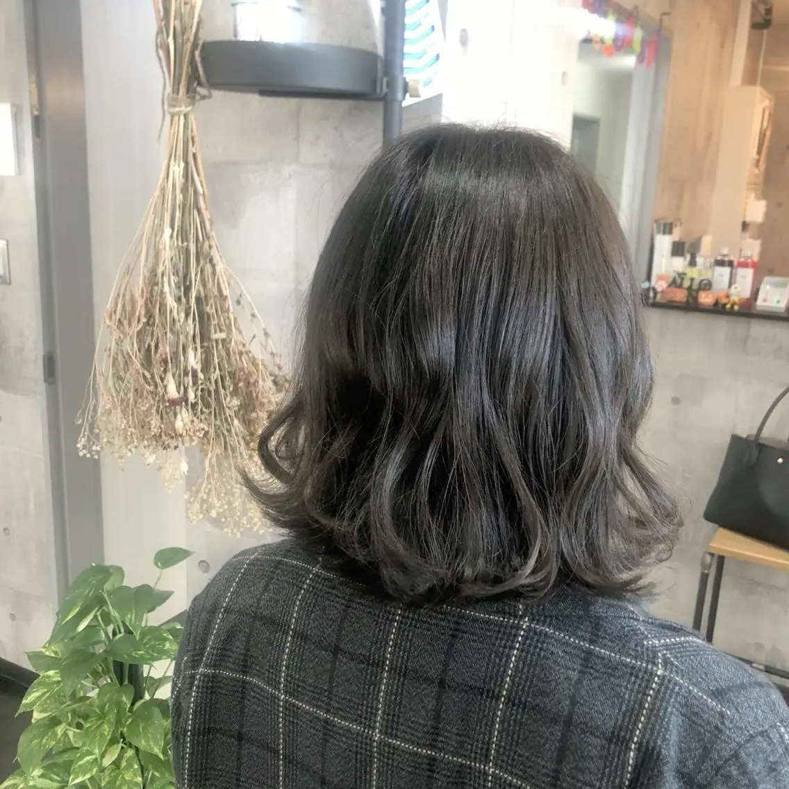 ミディアム カラー グレージュ 髪質改善💓艶髪💓 暖色💗加藤あゆみのヘアスタイル