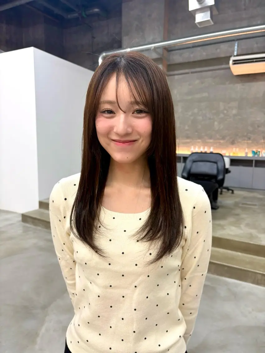 セミロング ヘアカラー トリートメント 英 このみのヘアスタイル