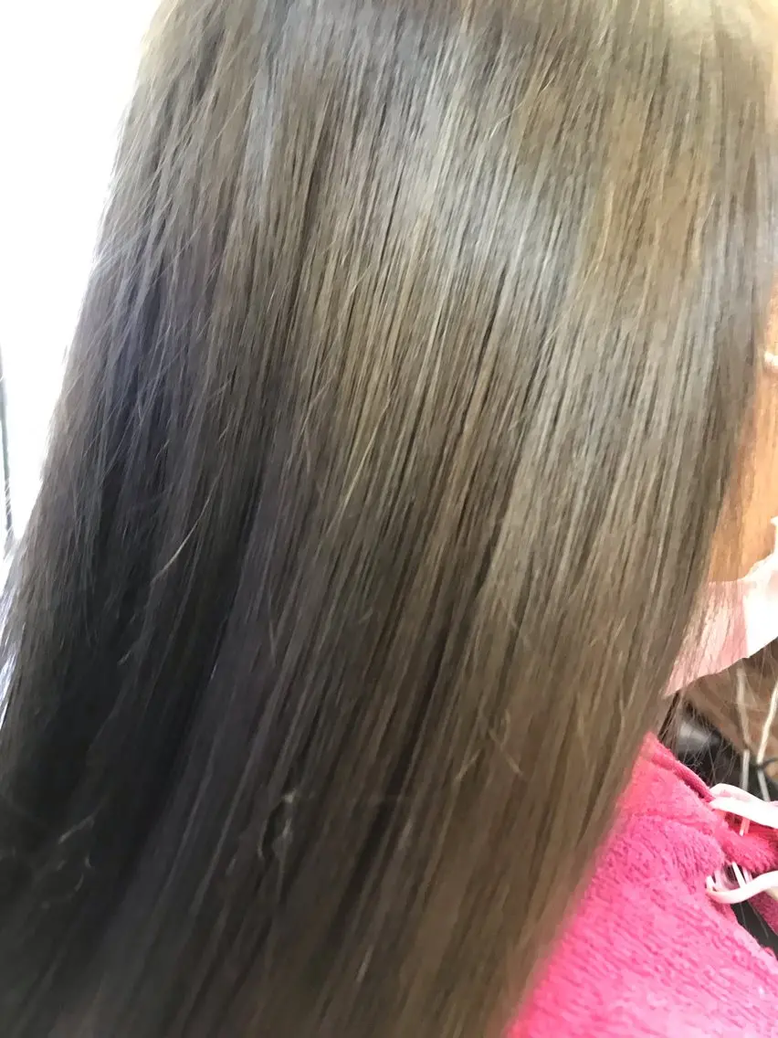 ロング カラー パーマ カット パーマ トリートメント 桧山 真のヘアスタイル
