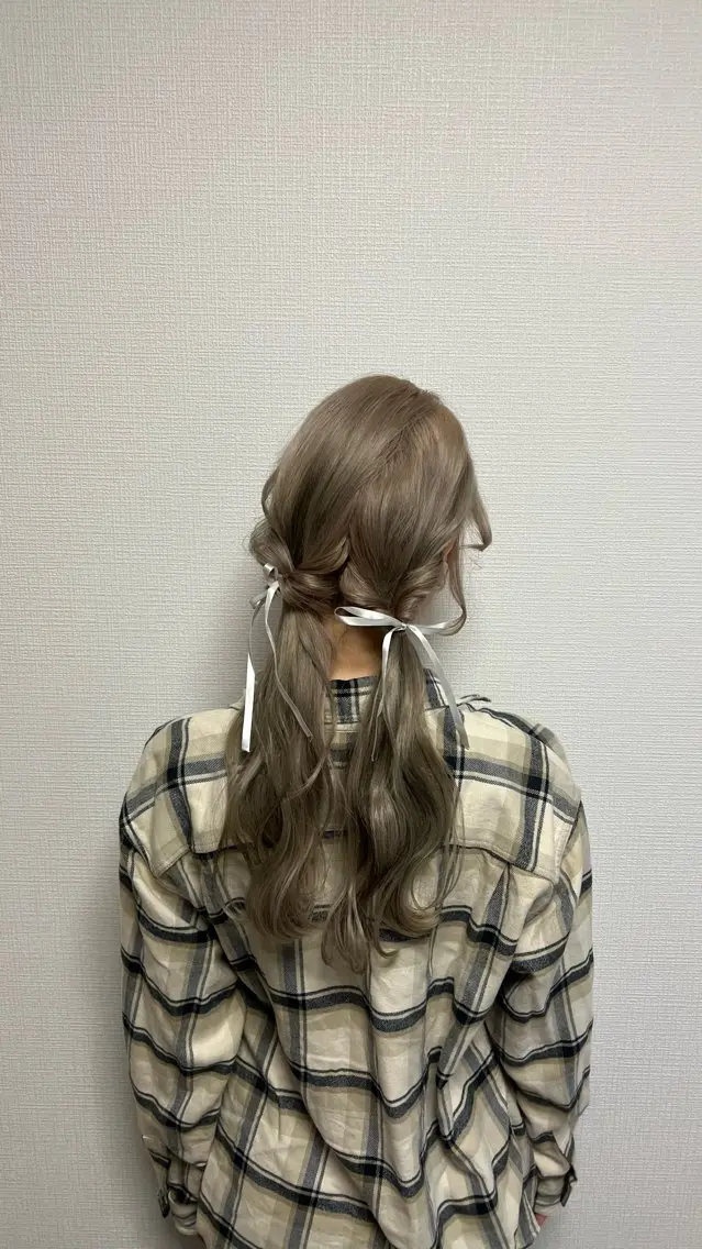 ロング ヘアアレンジ カラー/ヘアセット Nanami💗のヘアスタイル