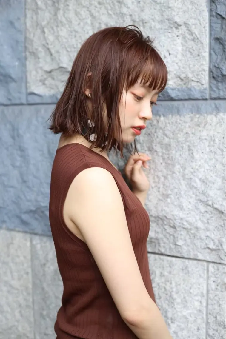 ミディアム 吉川 うららのヘアスタイル