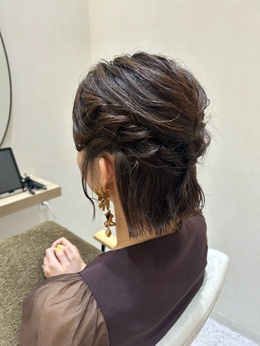 ヘアアレンジ Yamamoto 半個室美容室zinaのヘアスタイル