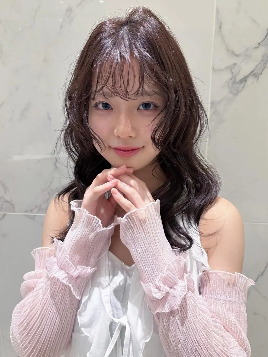 顔学診断をふまえた似合わせカットの写真