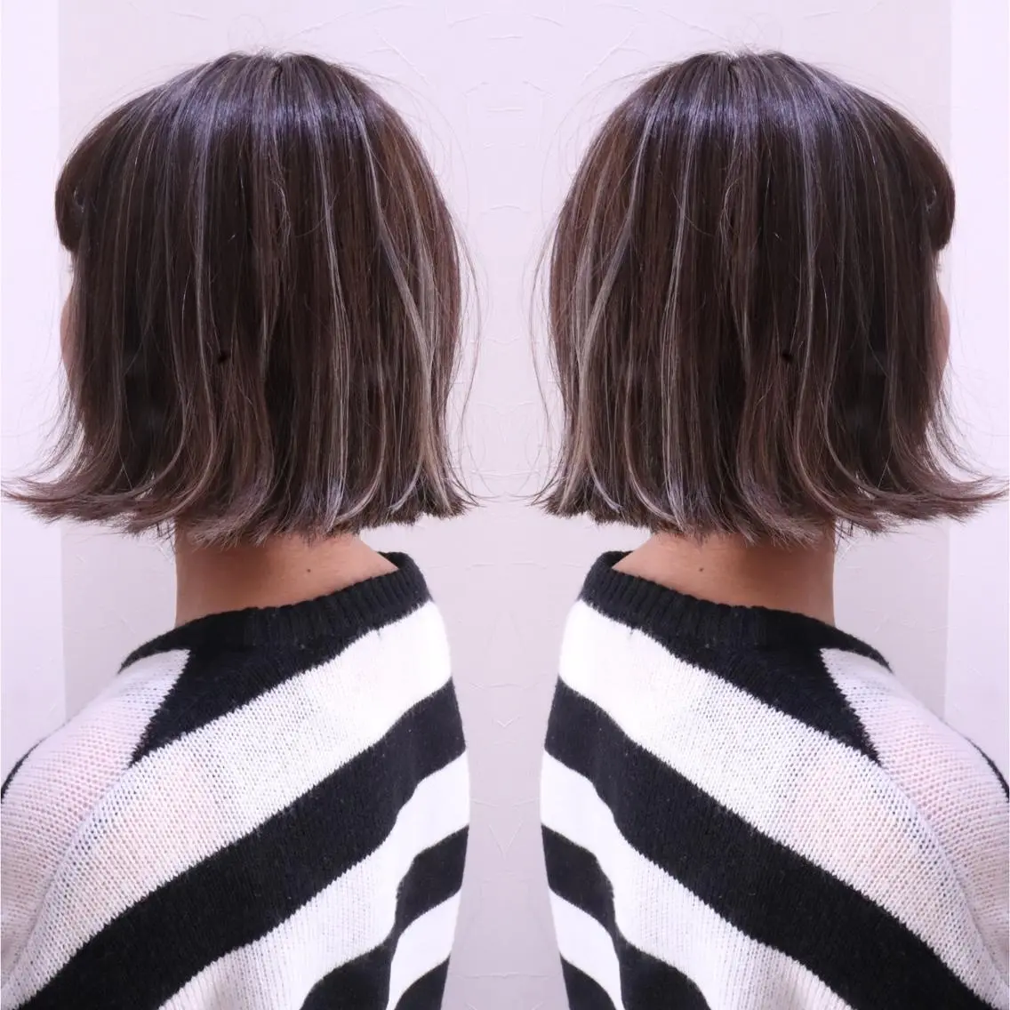 ミディアム 3Dハイライト ハイライト お悩み、似合わせ提案 将真のヘアスタイル