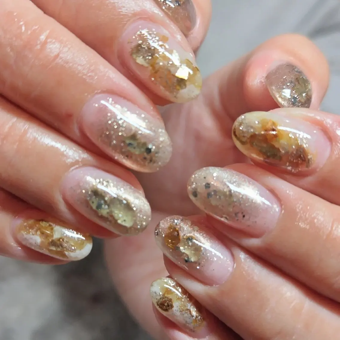ネイル ハンドネイル フットネイル Cleo上前津店 Chikaのネイルデザイン