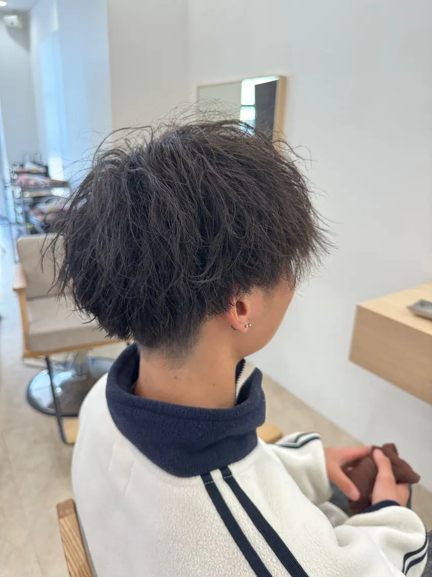 【スタイリング方法伝授します✂️】メンズカット✂️➕シャンプー➕炭酸シャワー🚿の写真