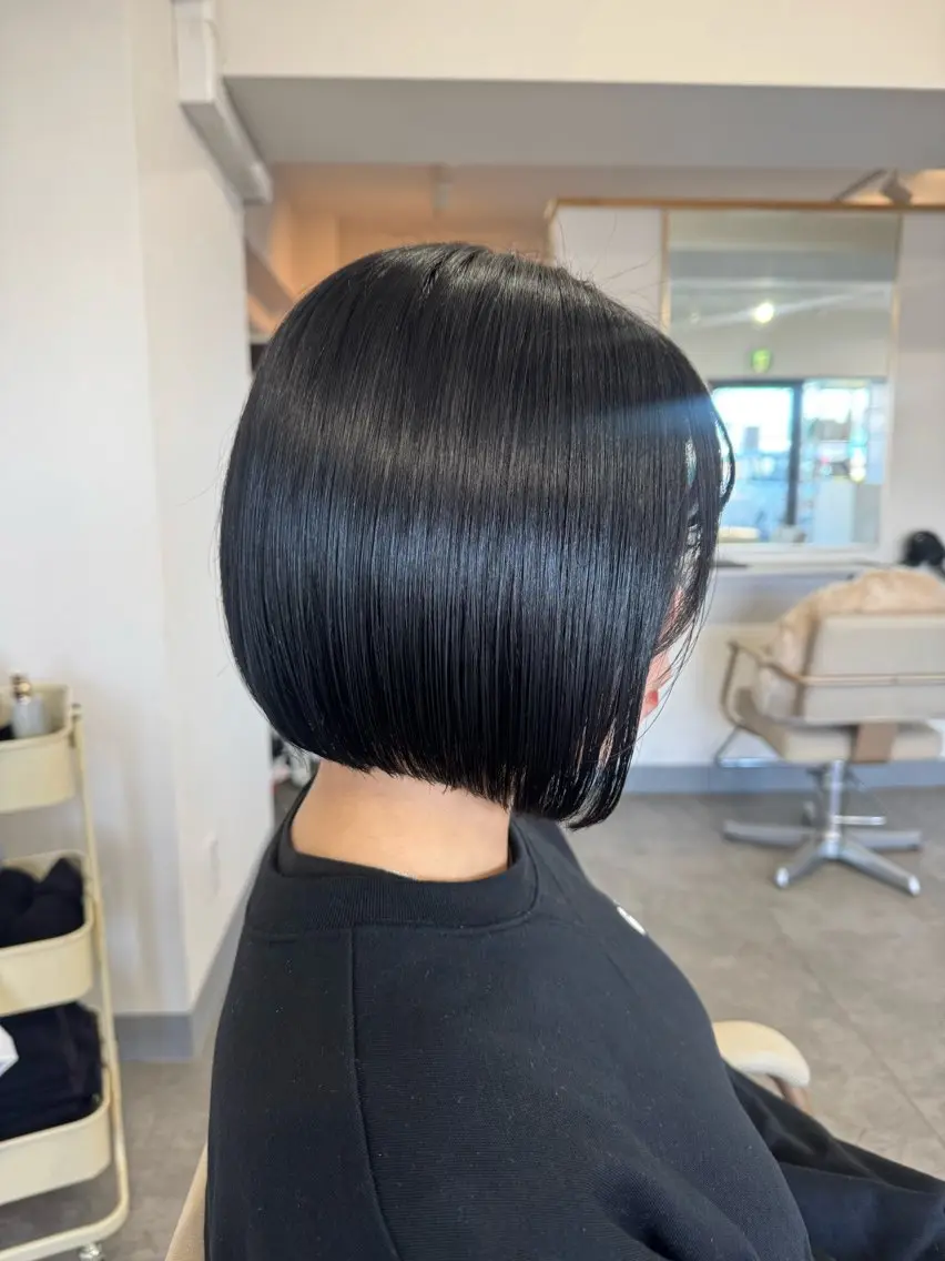 ミディアム ボブ 月館 怜奈のヘアスタイル