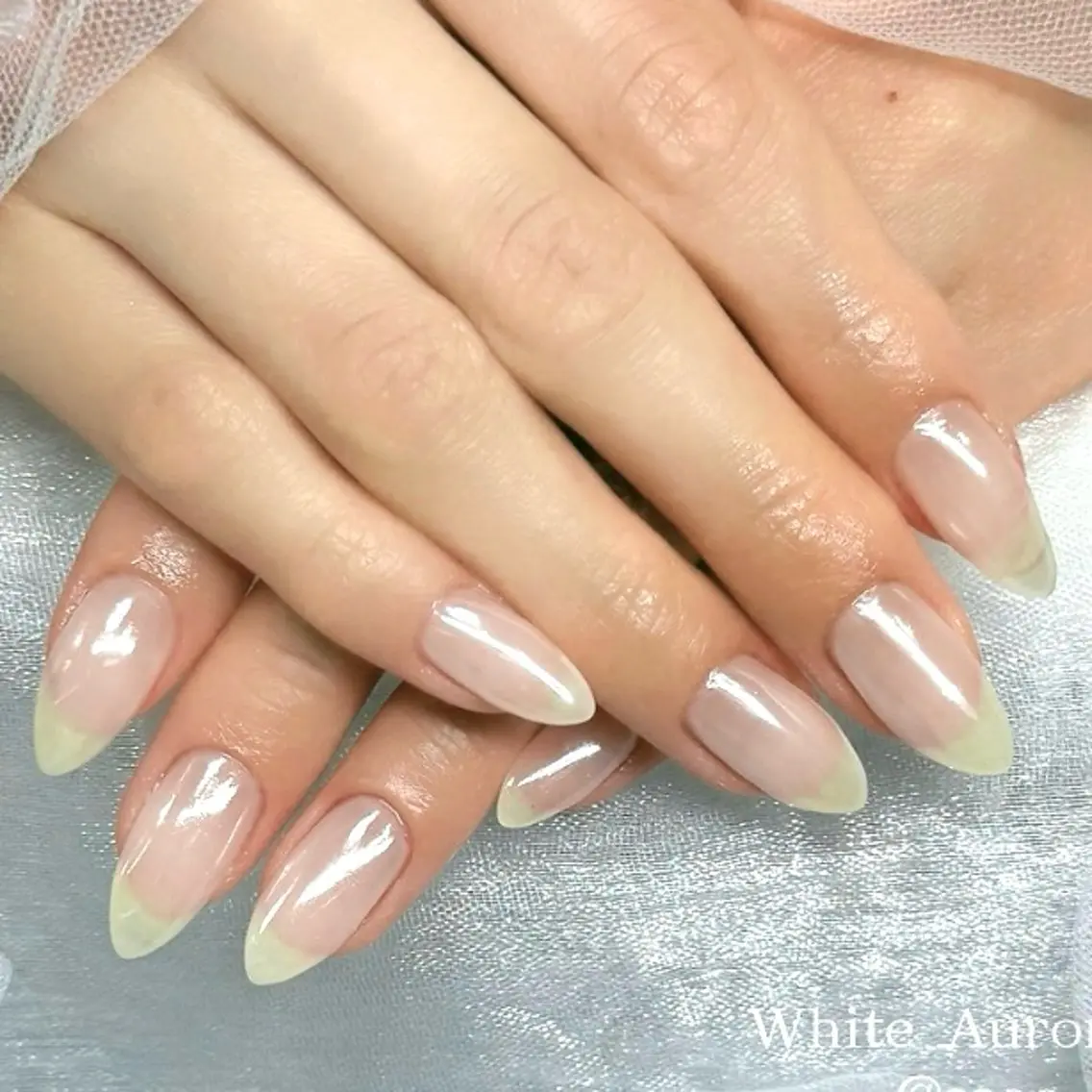 ネイル ハンドネイル 🎀sao🎀銀座 ワンホンネイルのネイルデザイン