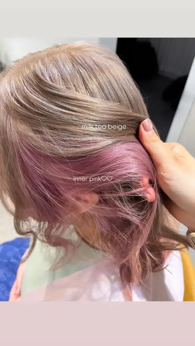 ミディアム ヘアカラー トリートメント roka ʜᴀʀᴜᴋᴀのヘアスタイル