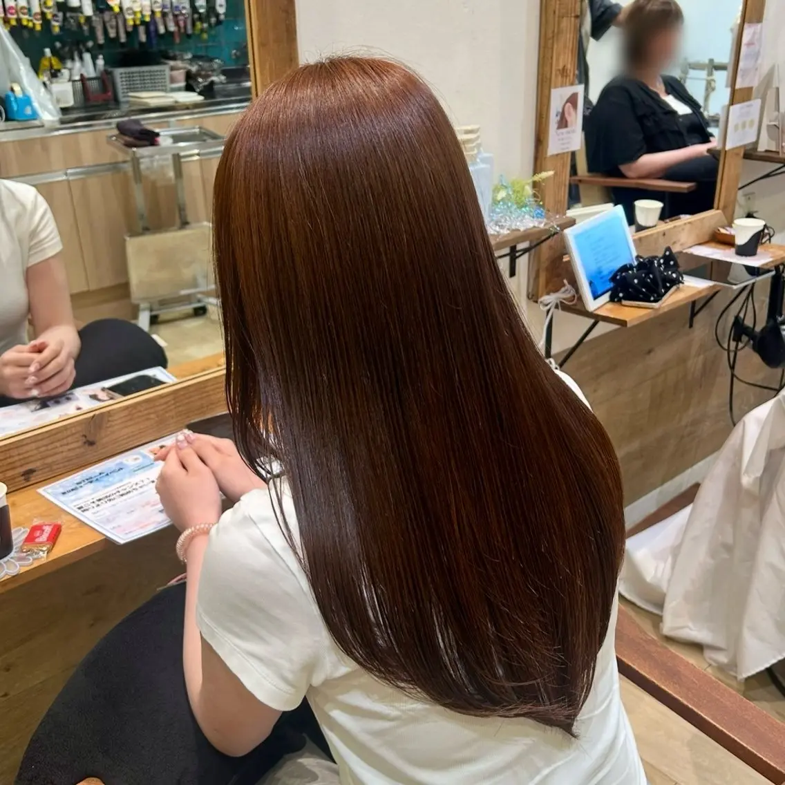 ロング カラー 暖色/ダブルカラー 💜 Sena 🫧のヘアスタイル