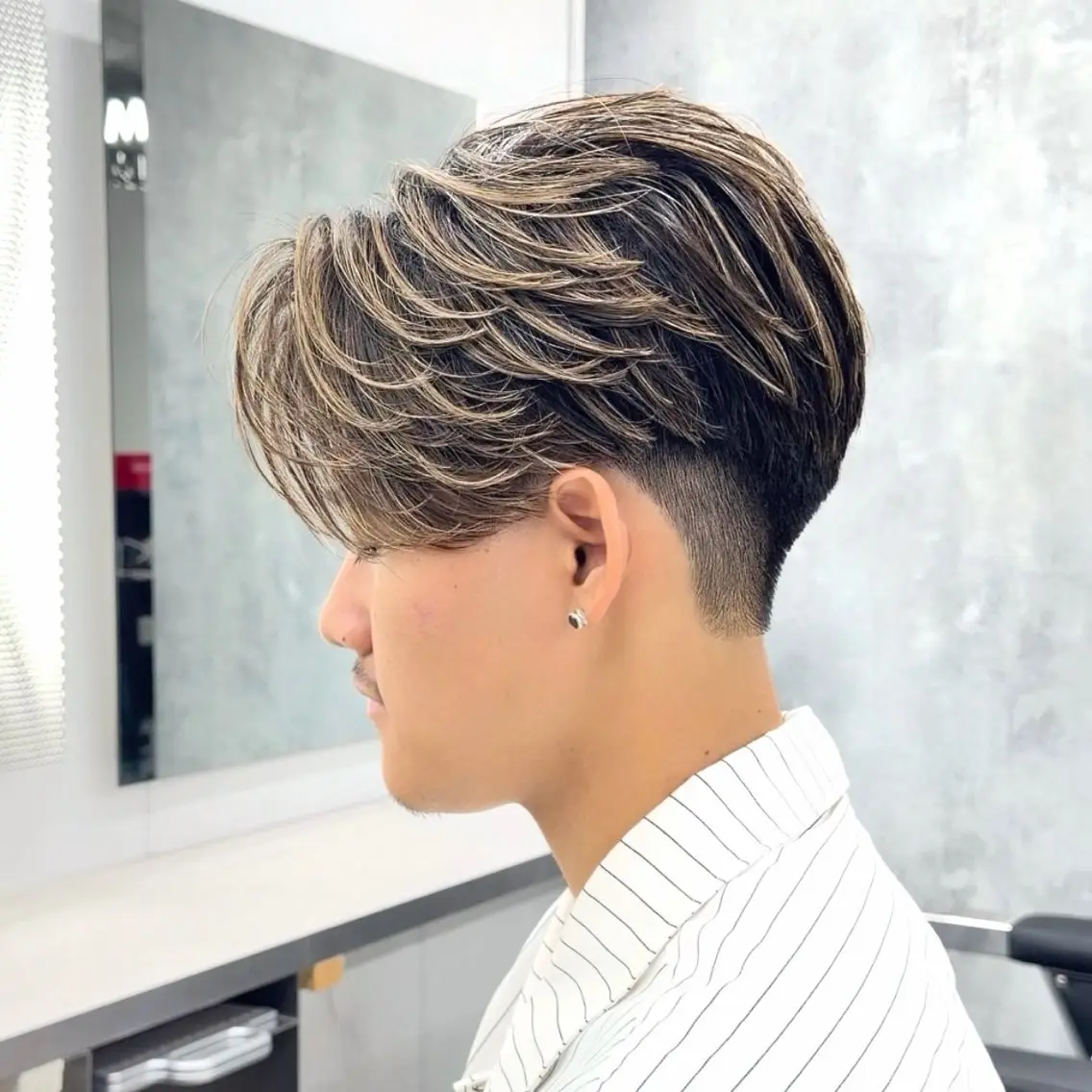 カラー メンズ カット ヘアカラー 🤍モテ/メンズ KEISHO🩶のヘアスタイル