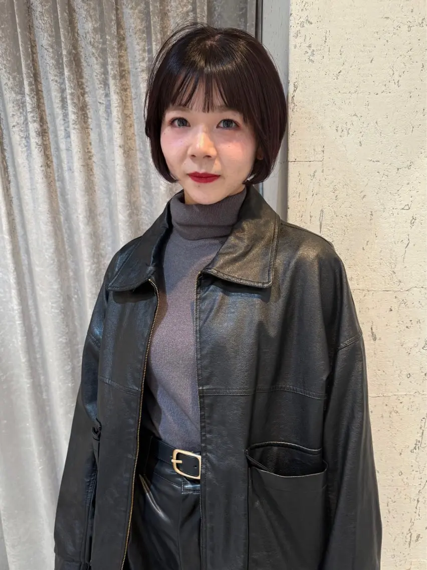 ショート カラー パーマ カット ヘアカラー 縮毛矯正 トリートメント mai / linoah˚✧のヘアスタイル