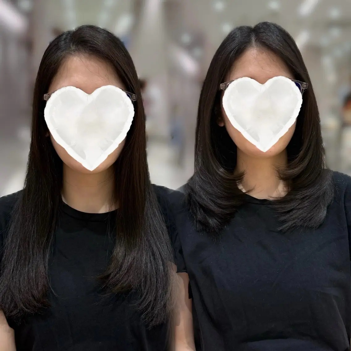 ミディアム カット ヘアカラー トリートメント 内田 志乃のヘアスタイル