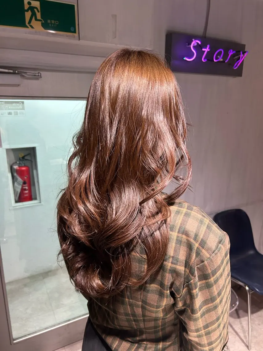 ロング カット ヘアカラー トリートメント レイヤーStyle 🪽菜々実のヘアスタイル