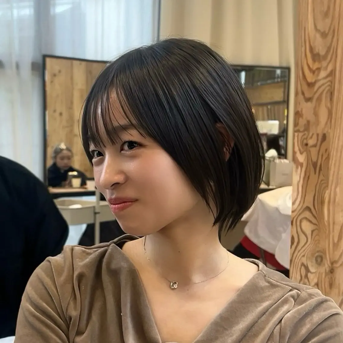 ショート カット ヘアカラー ヘアセット ショート上手い人/ 銀座/なかじのヘアスタイル