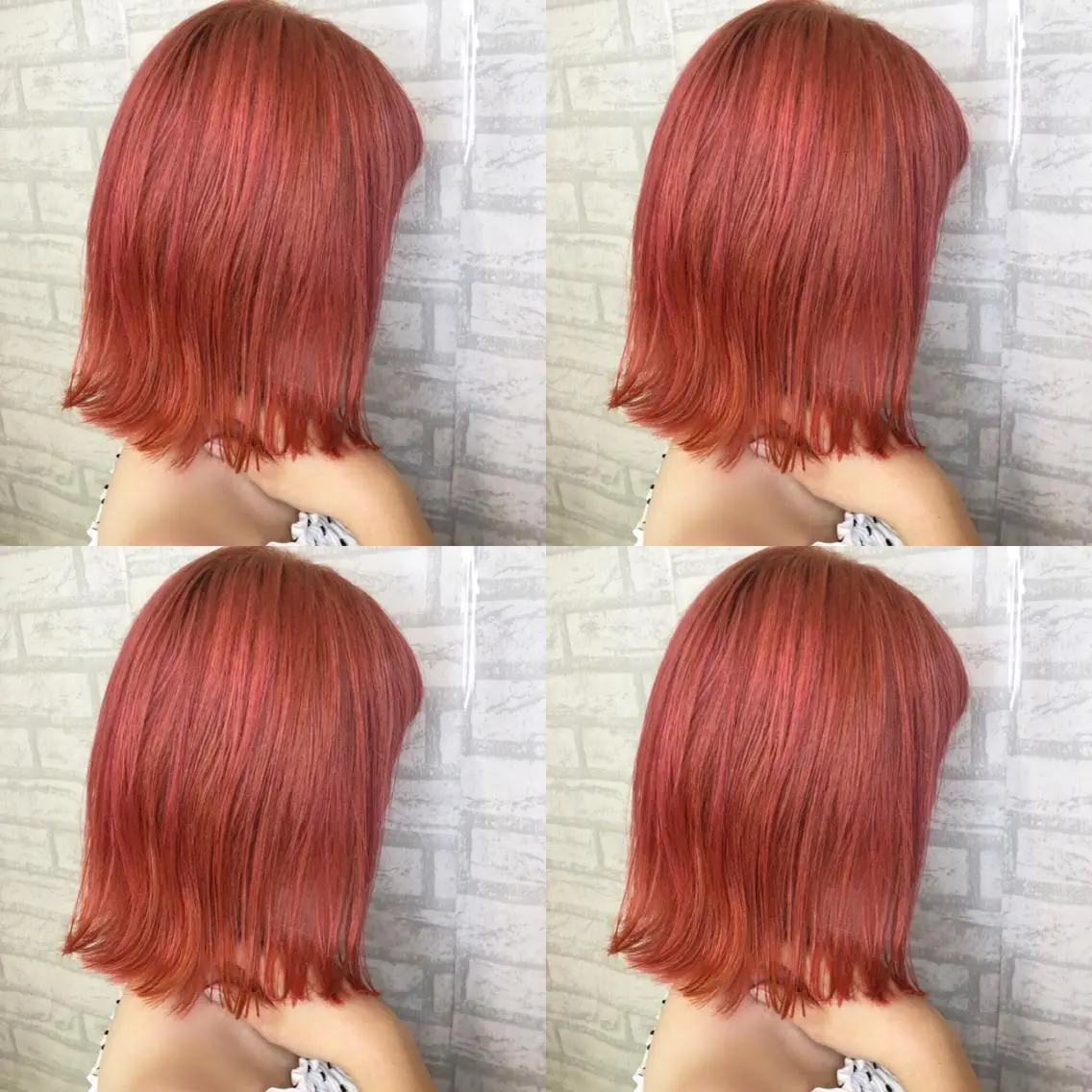 ショート カラー ブリーチ ピンクカラー トリートメント カット ヘアカラー トリートメント JILBLAN京都 ショート/ハイライトのヘアスタイル