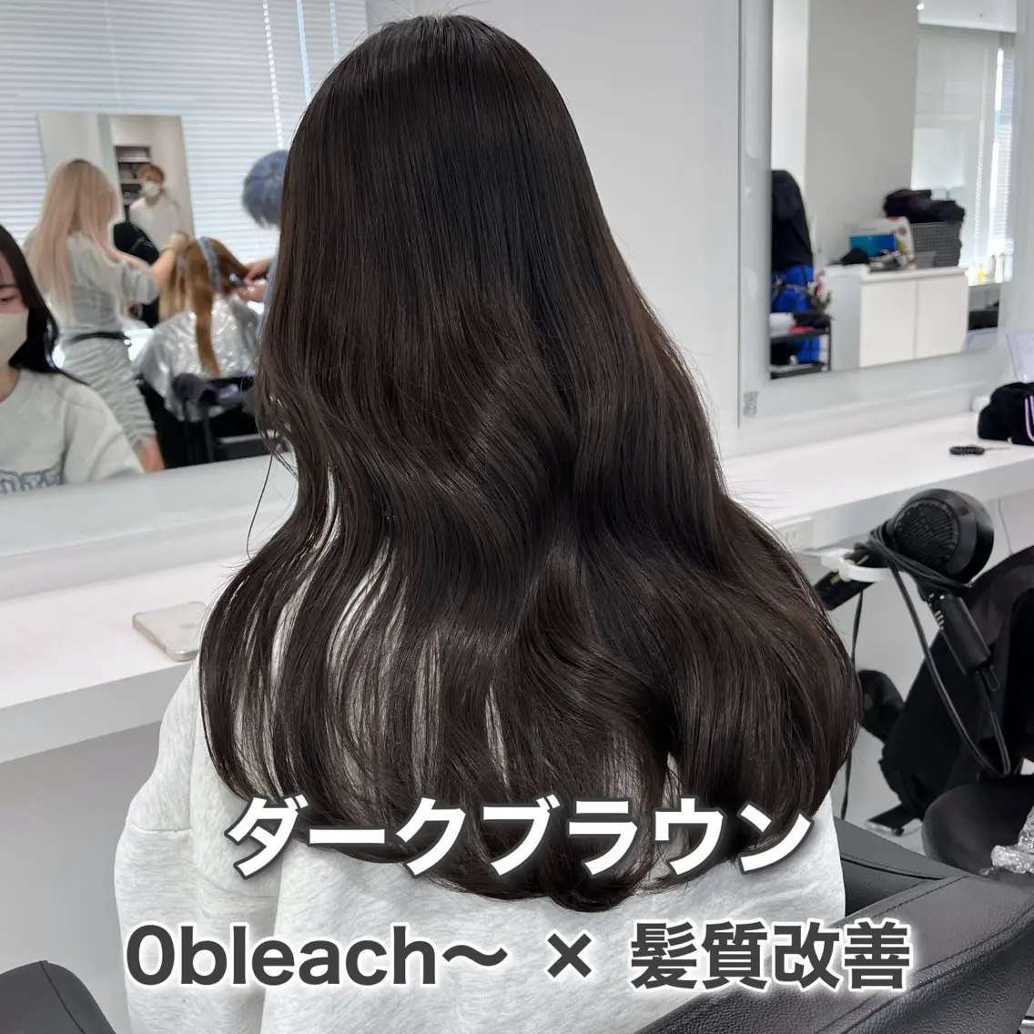 カラー ブラウンカラー ラベンダー💜 グレージュ🩶のヘアスタイル