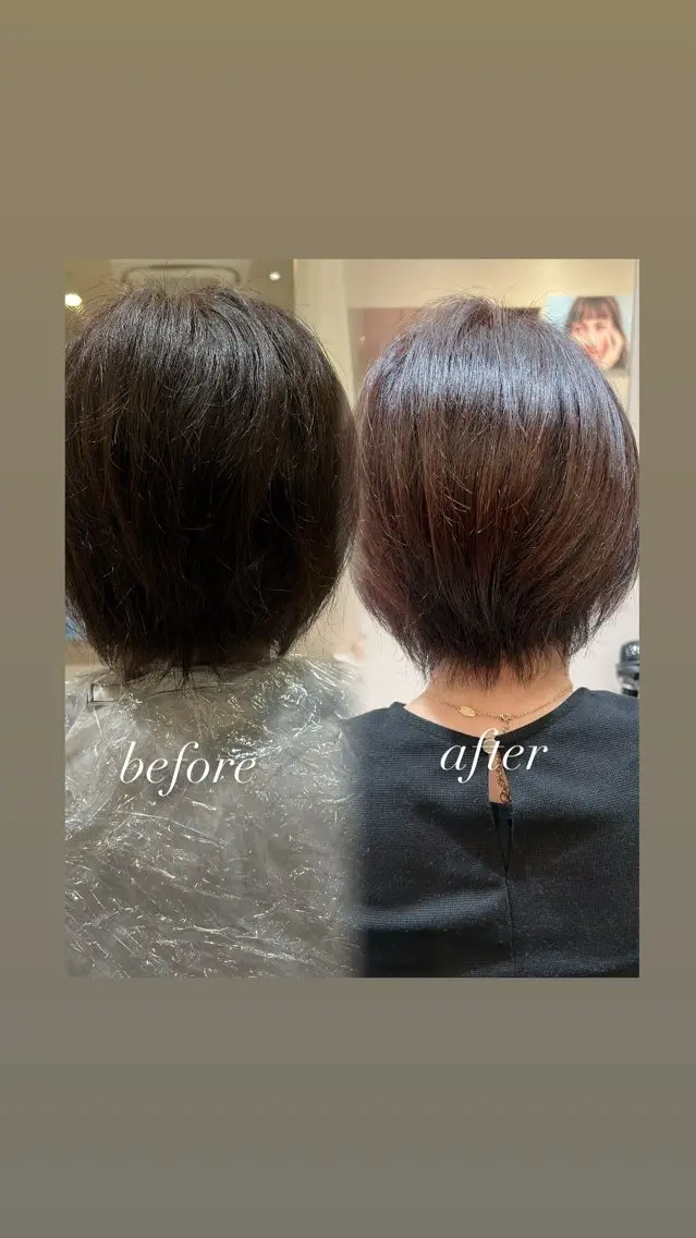 カラー 透明感カラー ヘアカラー 山本 亜湖のヘアスタイル