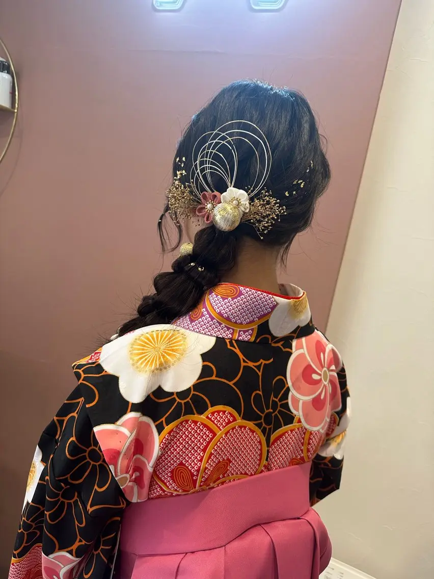 ロング ヘアアレンジ 着付け pep natsumiのヘアスタイル