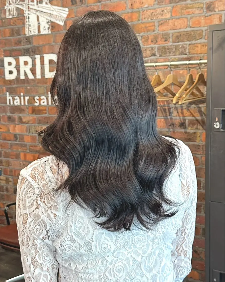 セミロング カラー カット ヘアカラー トリートメント 村田 来倖のヘアスタイル