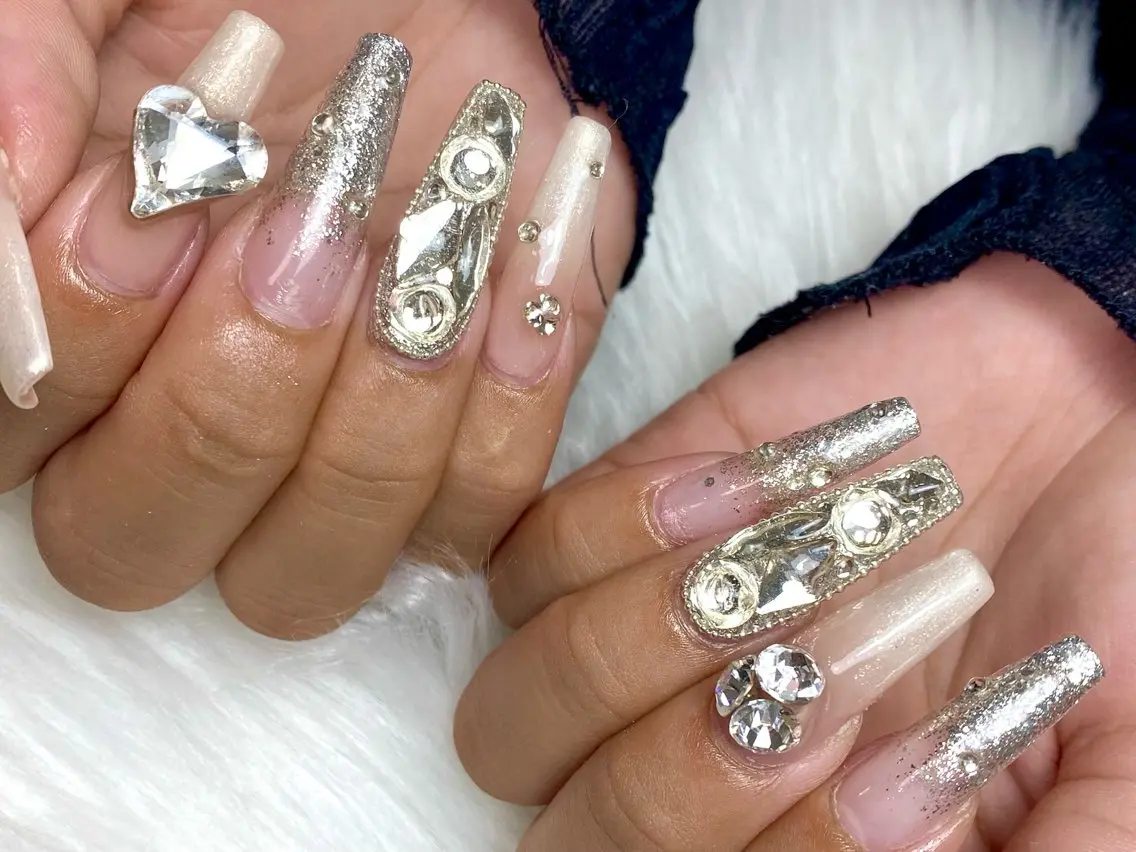 ネイル アートネイル ジェルネイル ネイルチップ ワンホンネイル ハンドネイル nailsalon e'clatのネイルデザイン