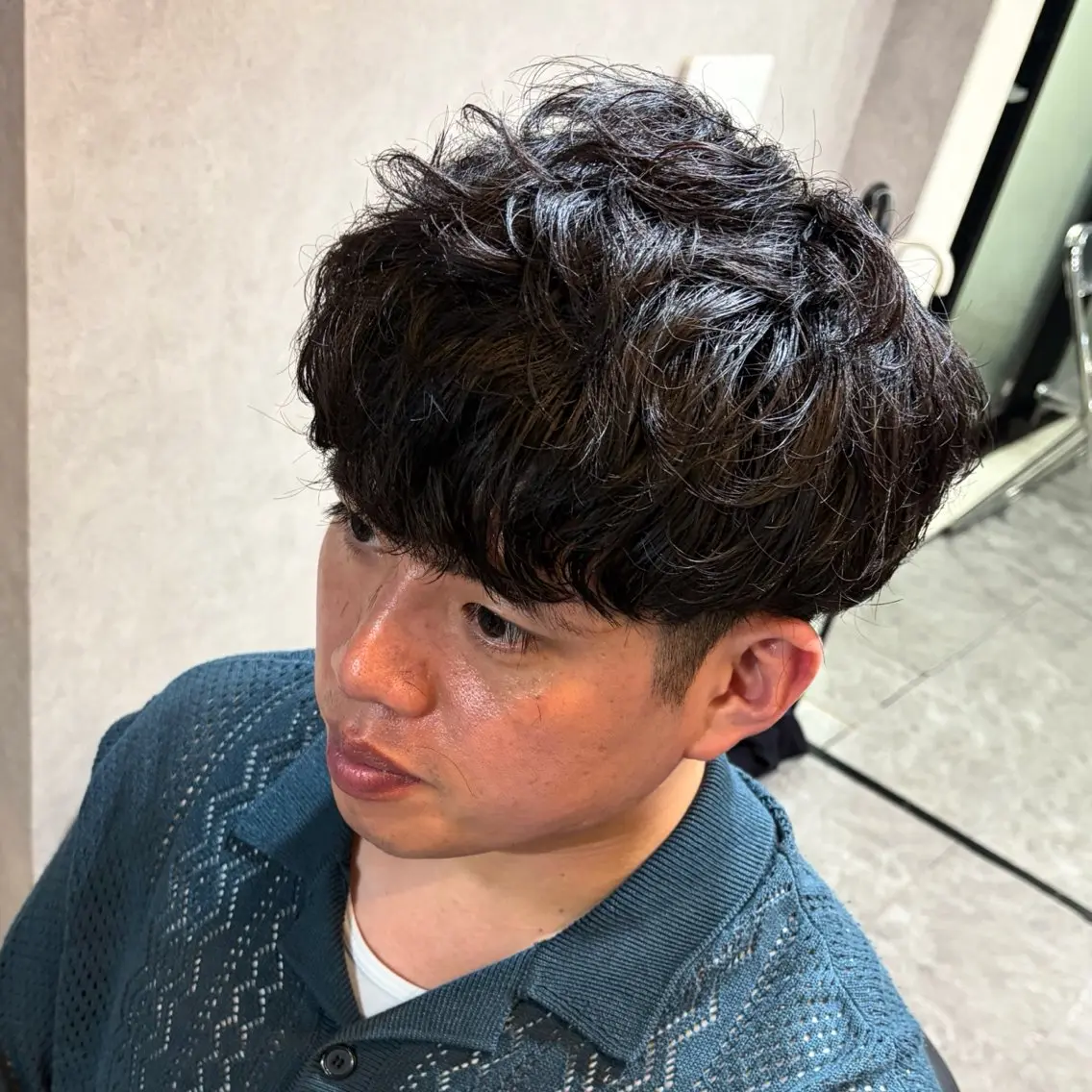 メンズ メンズパーマ ハラダ レンノスケのヘアスタイル