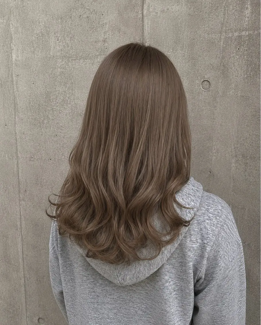 セミロング カラー ベージュカラー 萩原 凌✄のヘアスタイル