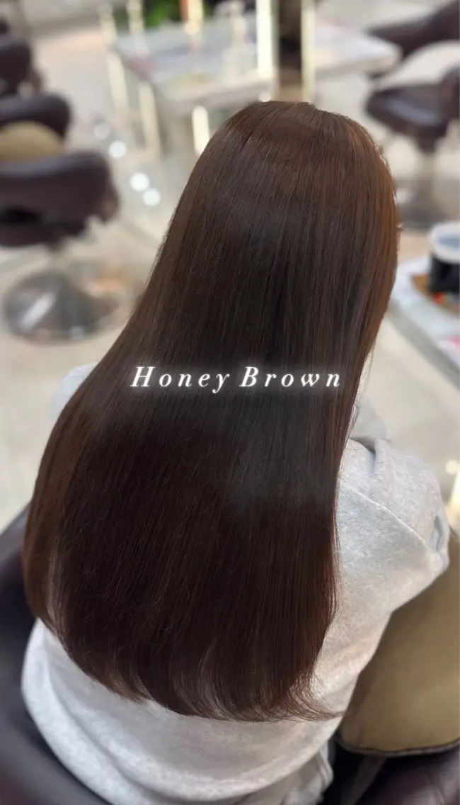 ロング ヘアカラー 期間限定特別価格🎀 カワノ アカネのヘアスタイル