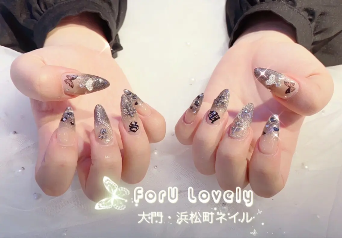 ネイル 桜ネイル フットネイル フレンチネイル ジェルネイル ハート 大門浜松町 ネイルのネイルデザイン