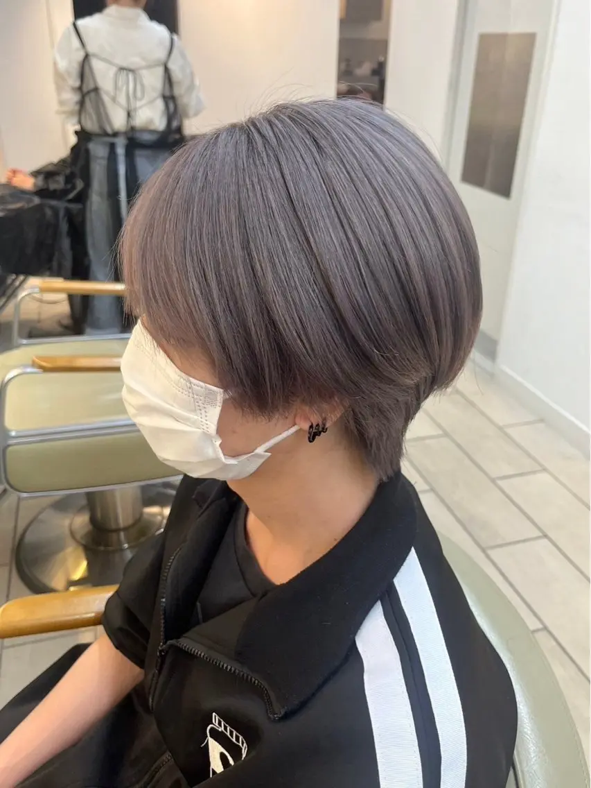 カラー メンズ アッシュ アッシュグレー カット ヘアカラー 🌞塙　湧貴🌞 スパイキーショートのヘアスタイル