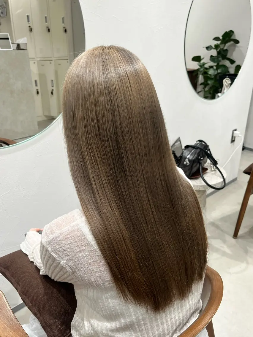 ロング 原口 桃歌のヘアスタイル