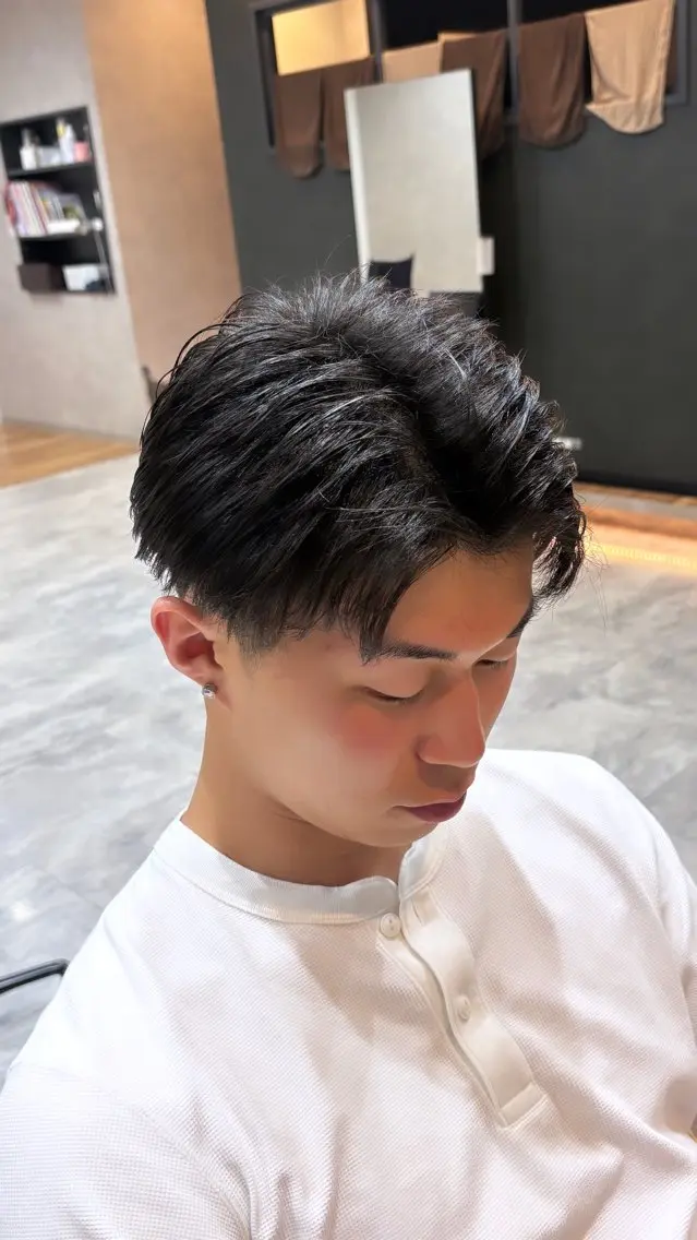ショート miyu メンズカットモデルのヘアスタイル