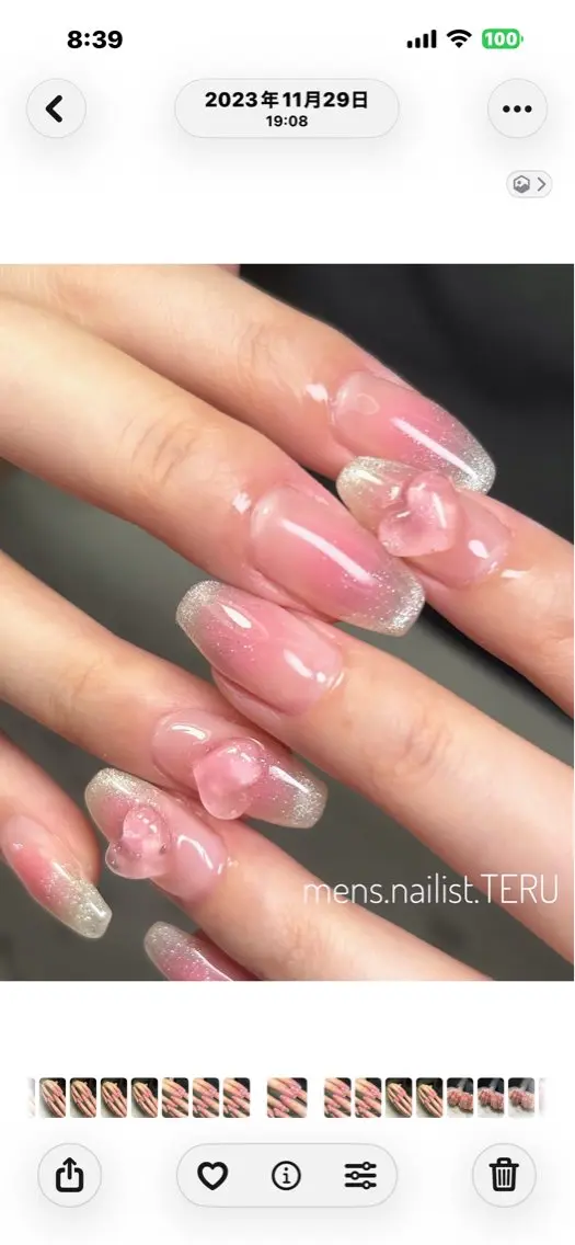 ネイル ハンドネイル 北堀江 ETERNALのネイルデザイン