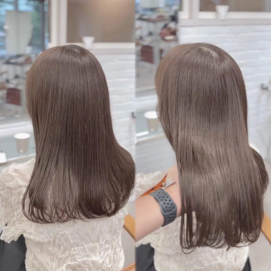 ロング ヘアカラー 韓国風カラー🇰🇷 髪質改善RIKU新宿のヘアスタイル