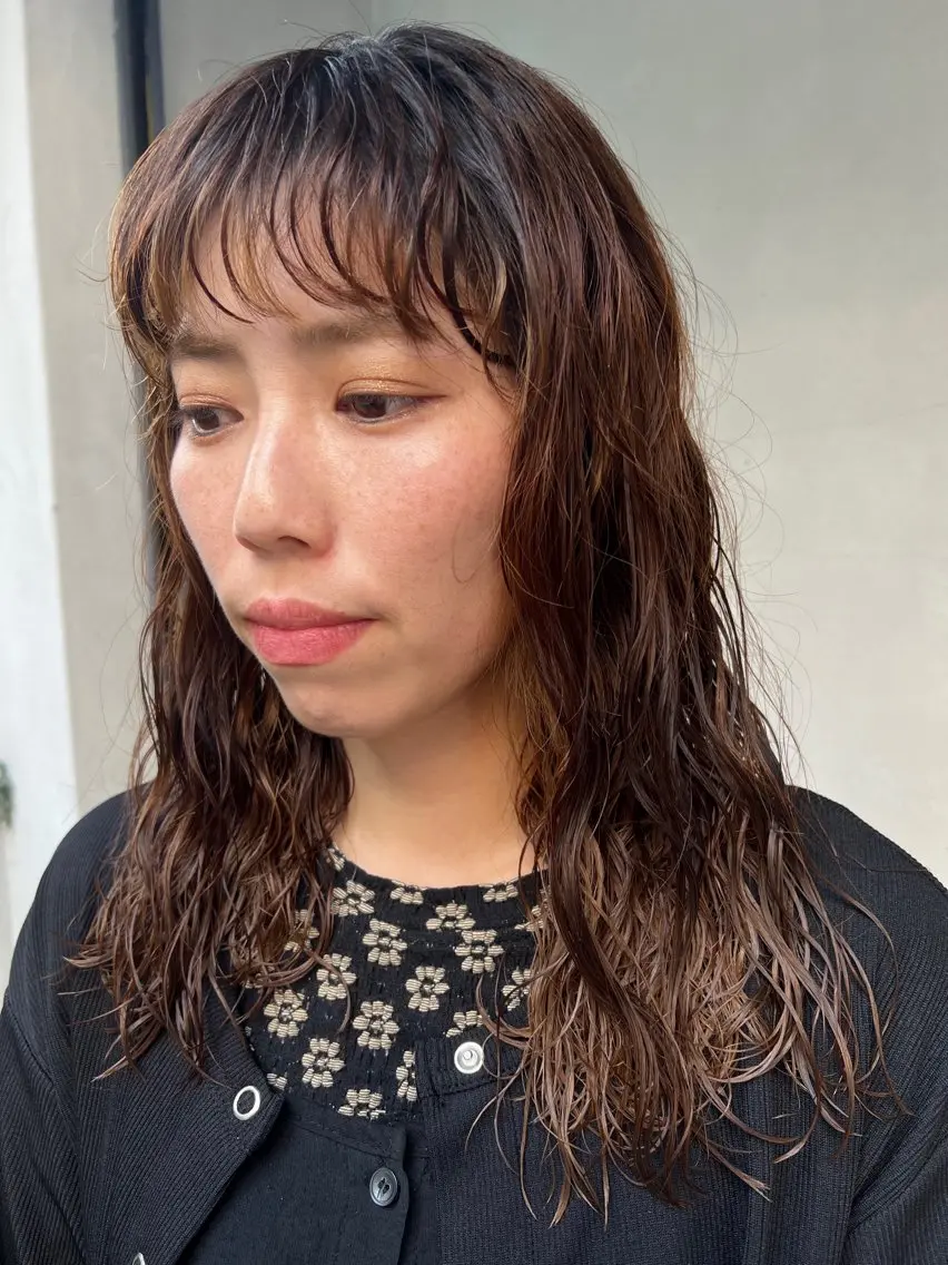 パーマ ENIF 大島 芽生のヘアスタイル