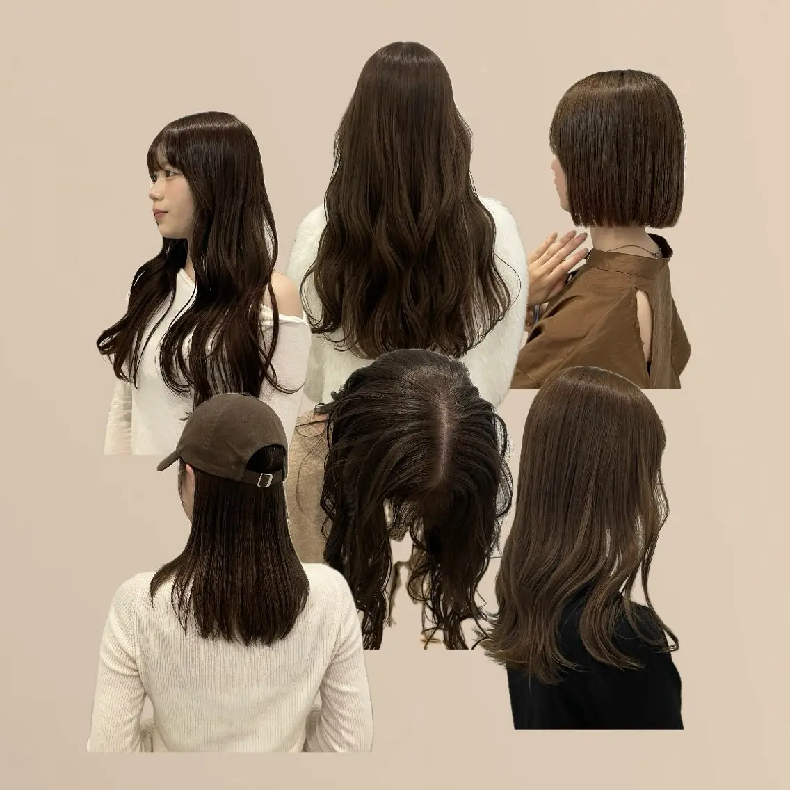 カラー ブリーチ ブリーチなしカラー canon/レイヤー /透明感カラーのヘアスタイル