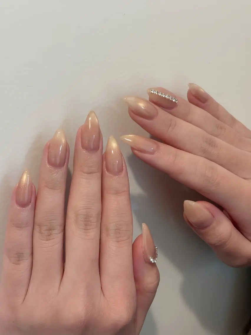 ネイル マグネットネイル マグネットワンカラー ワンカラーネイル filonnail Juna💍のネイルデザイン