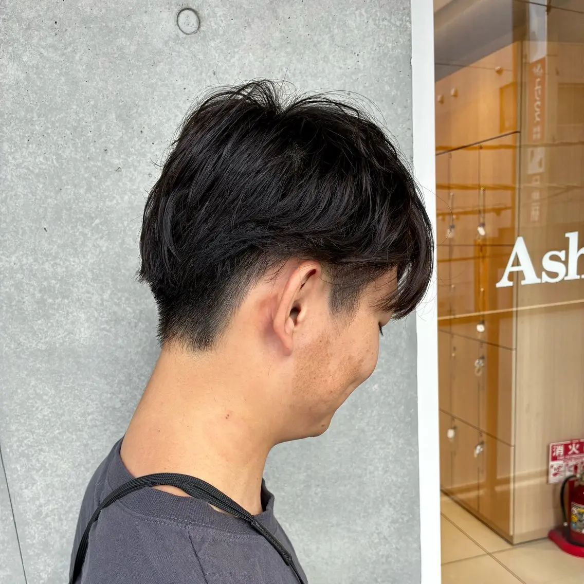 パーマ メンズ フェザーパーマ メンズパーマ カット パーマ 遠藤姫花 𝒂𝒔𝒉草加𓂃のヘアスタイル